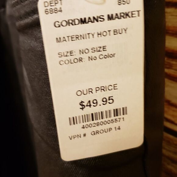 Motherhood Maternity/Indigo Blue Black pants NWT - Picture 4 of 8